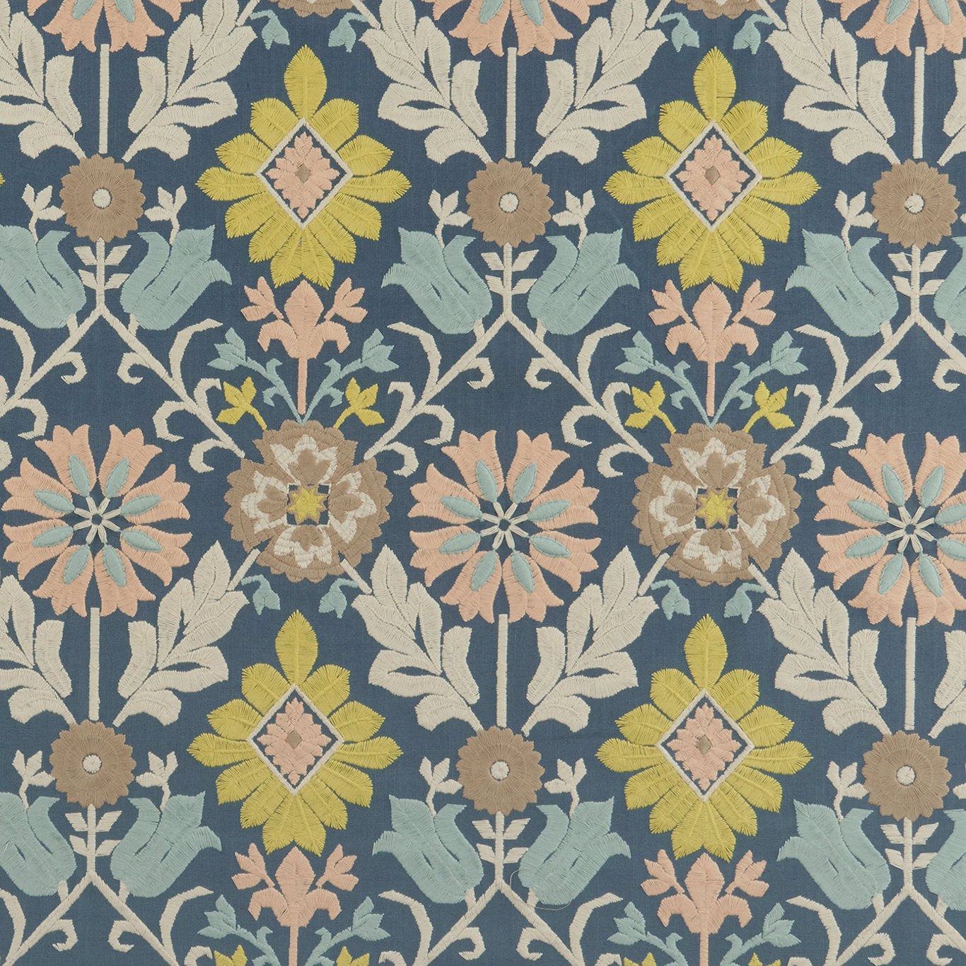 AUGUSTINA Duckegg/Blush Fabric by CNC