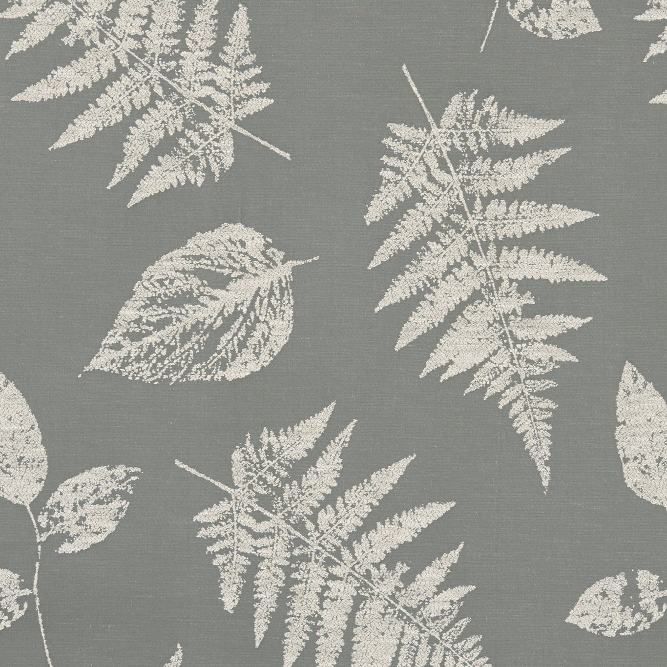 Foliage Pewter Fabric by CNC