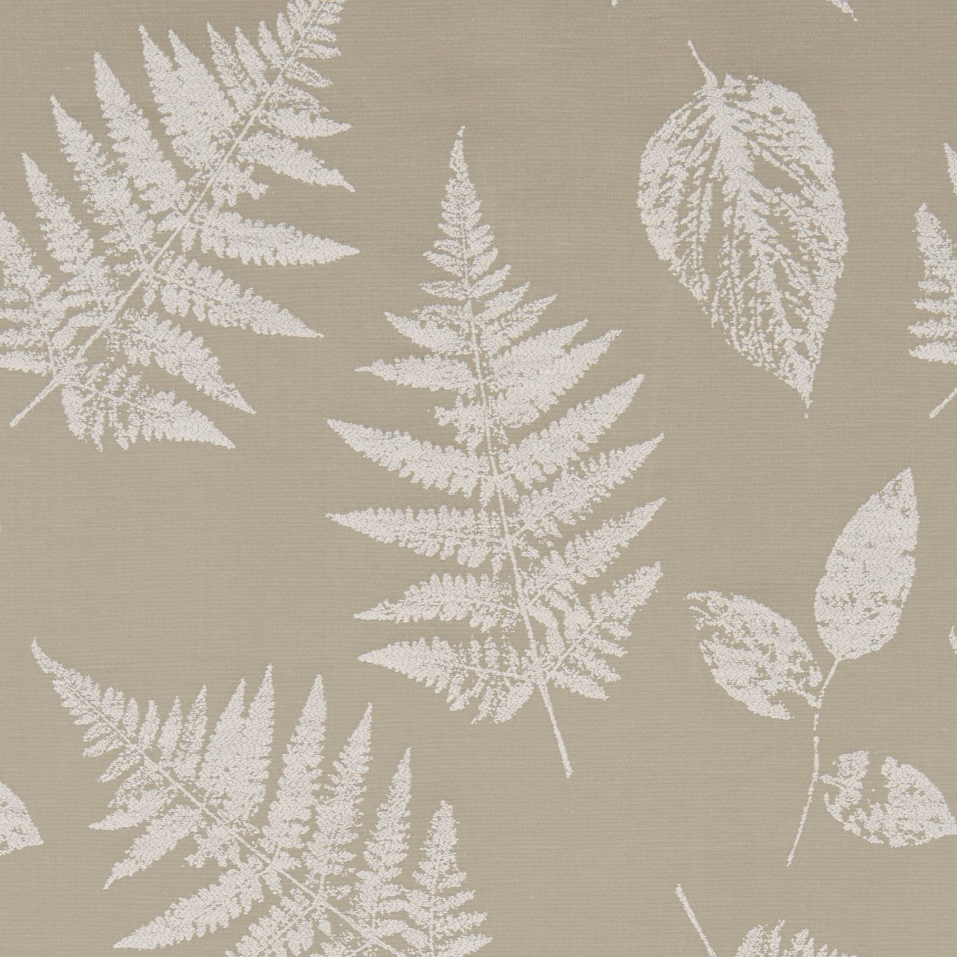 Foliage Taupe Fabric by CNC