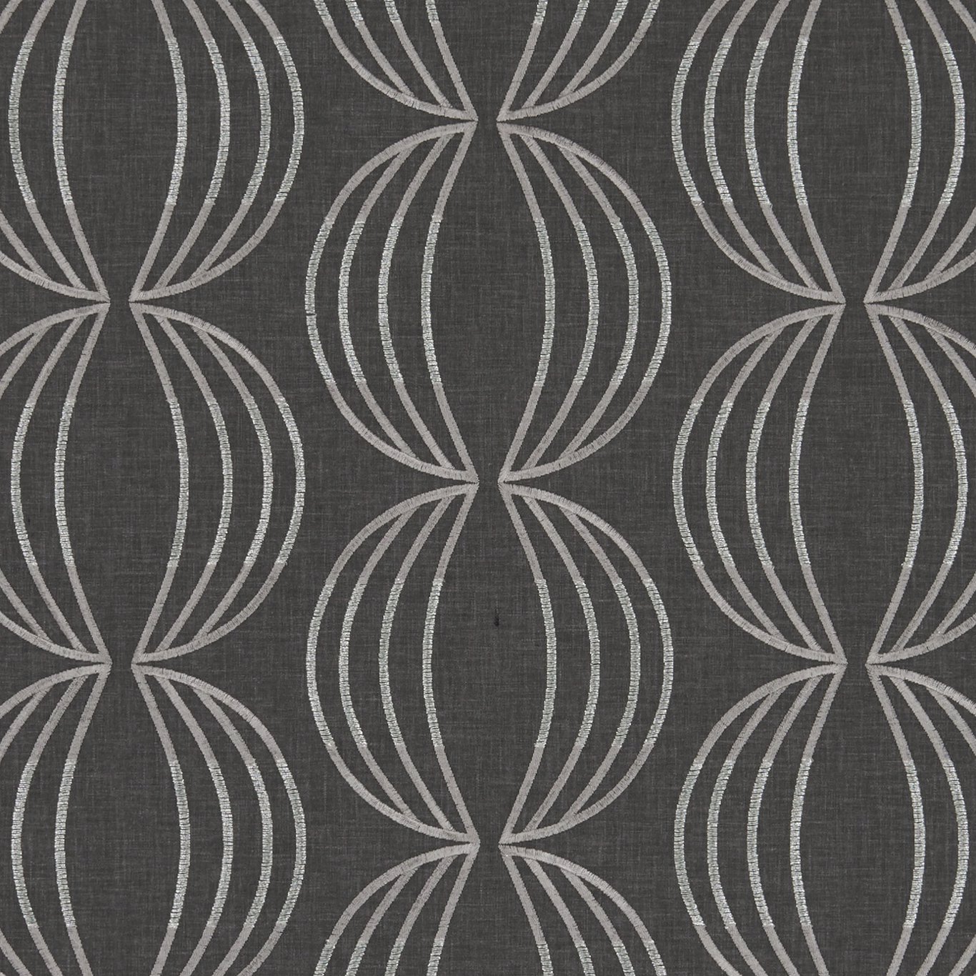 Carraway Charcoal Fabric by CNC