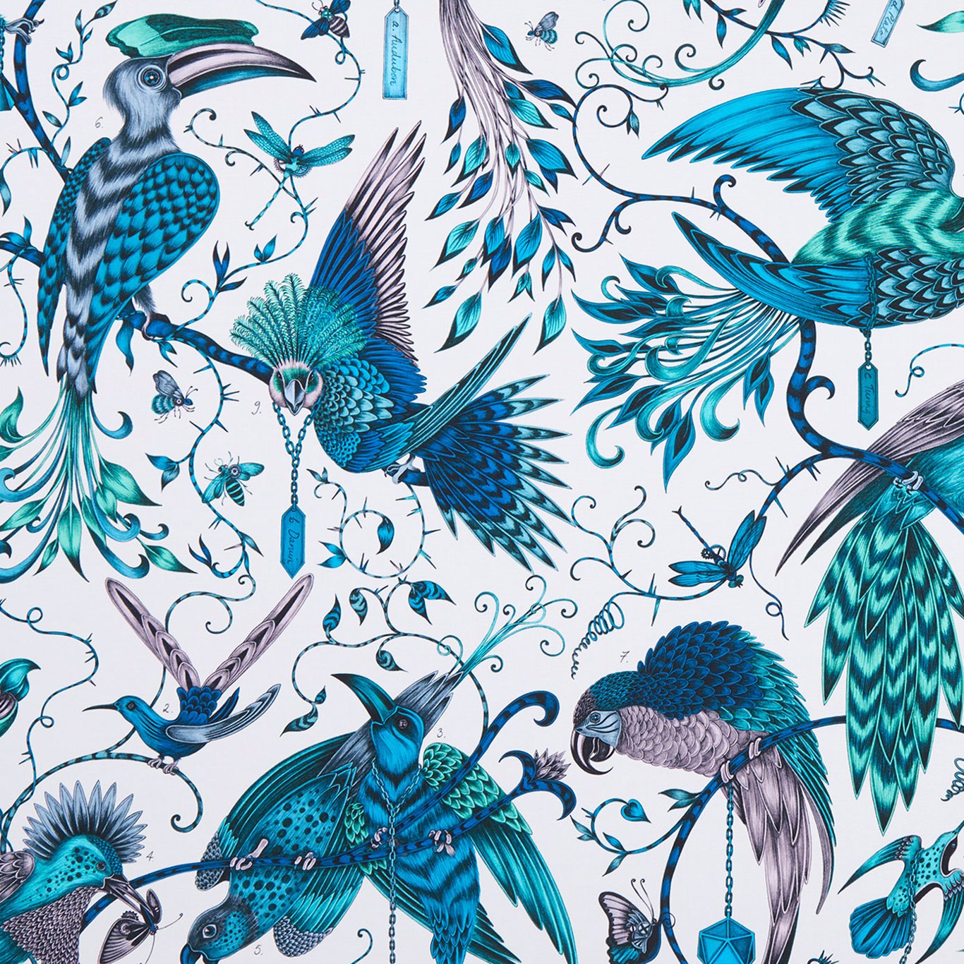 Audubon Jungle Fabric by CNC