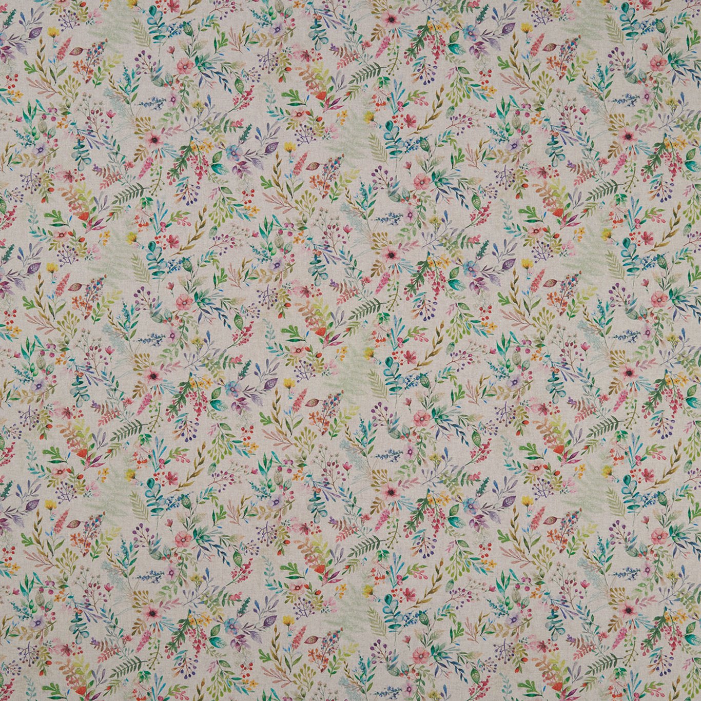 Forget Me Not Linen Fabric by STG