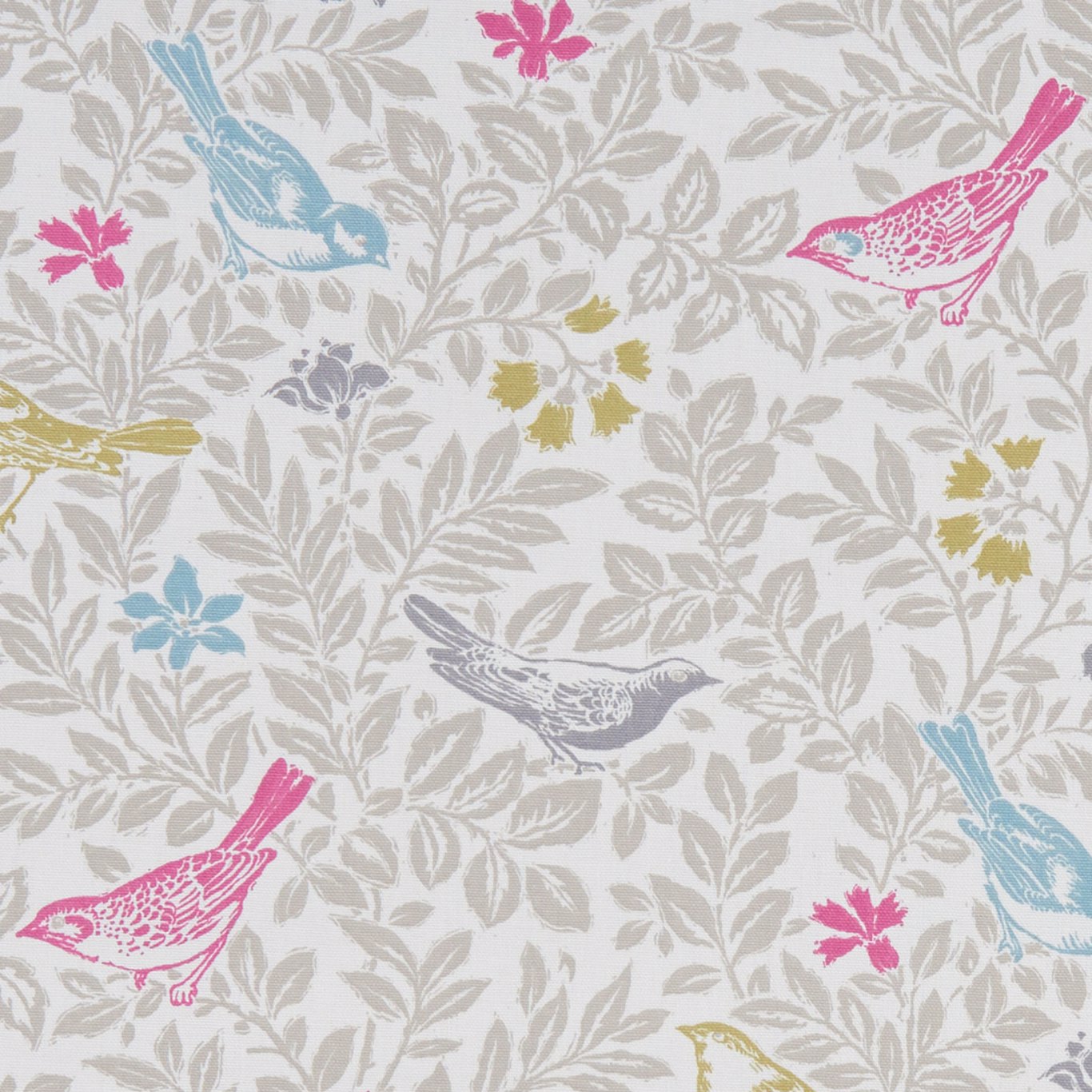 Bird Song Song Summer Fabric by CNC