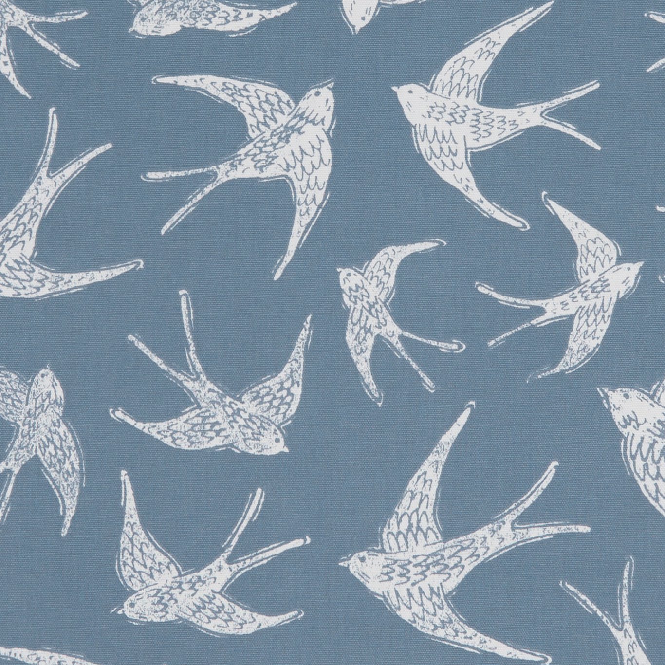 Fly Away Away Navy Fabric by CNC