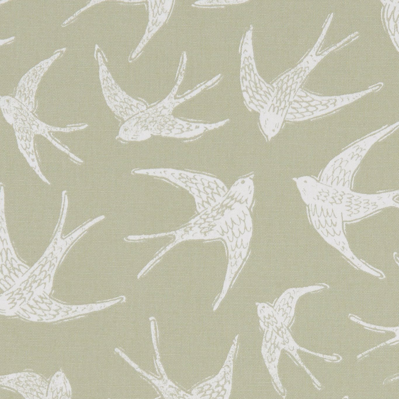Fly Away Away Sage Fabric by CNC