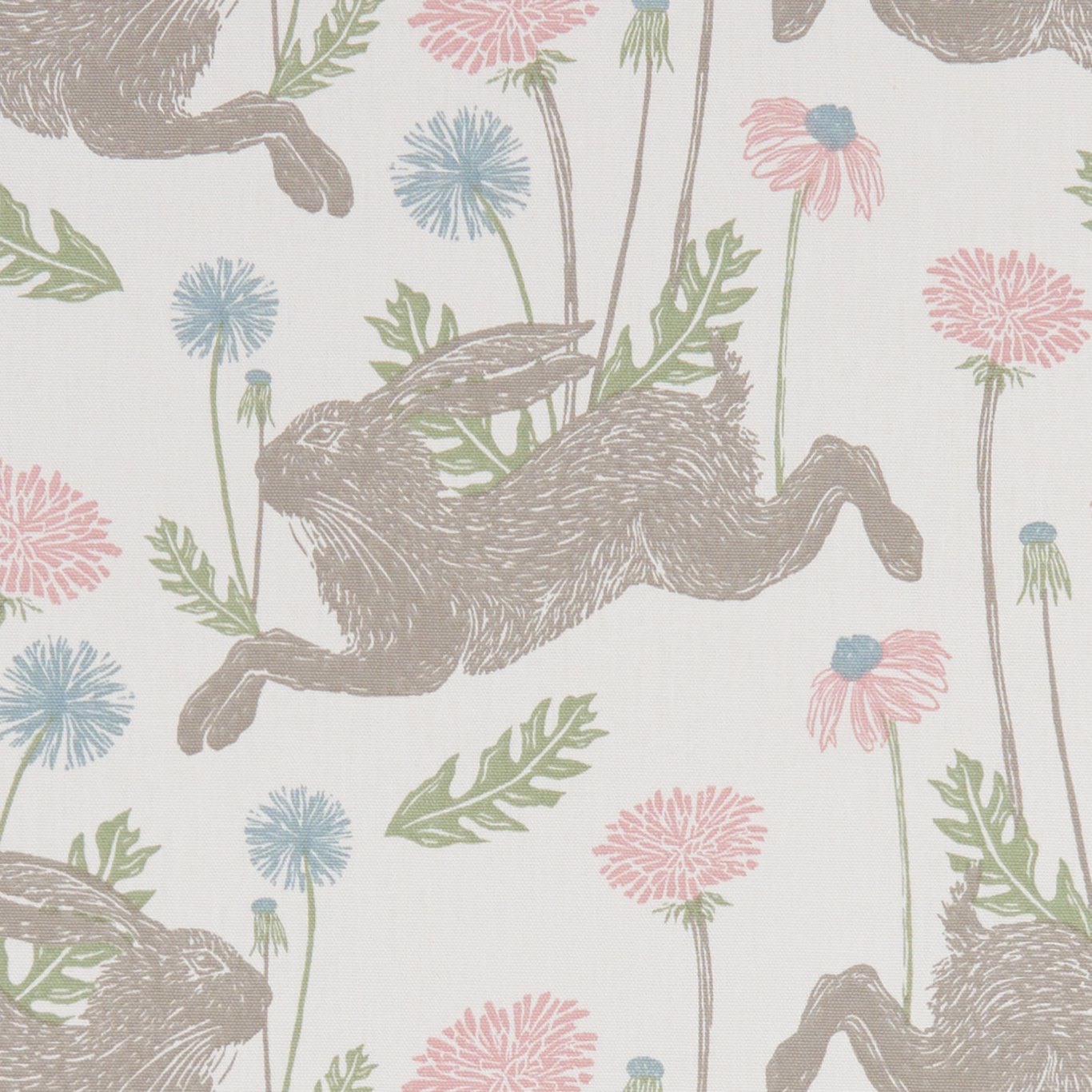 March Hare Hare Pastel Fabric by CNC