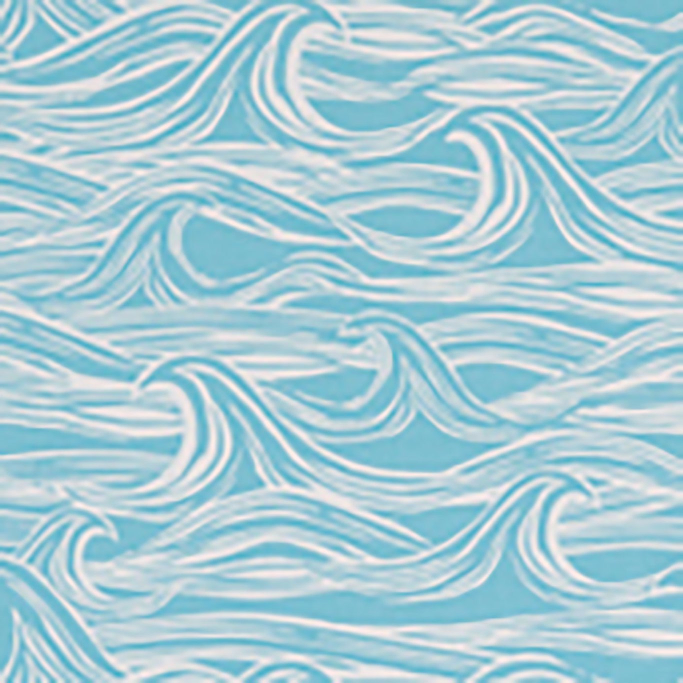 Surf Aqua Fabric by CNC