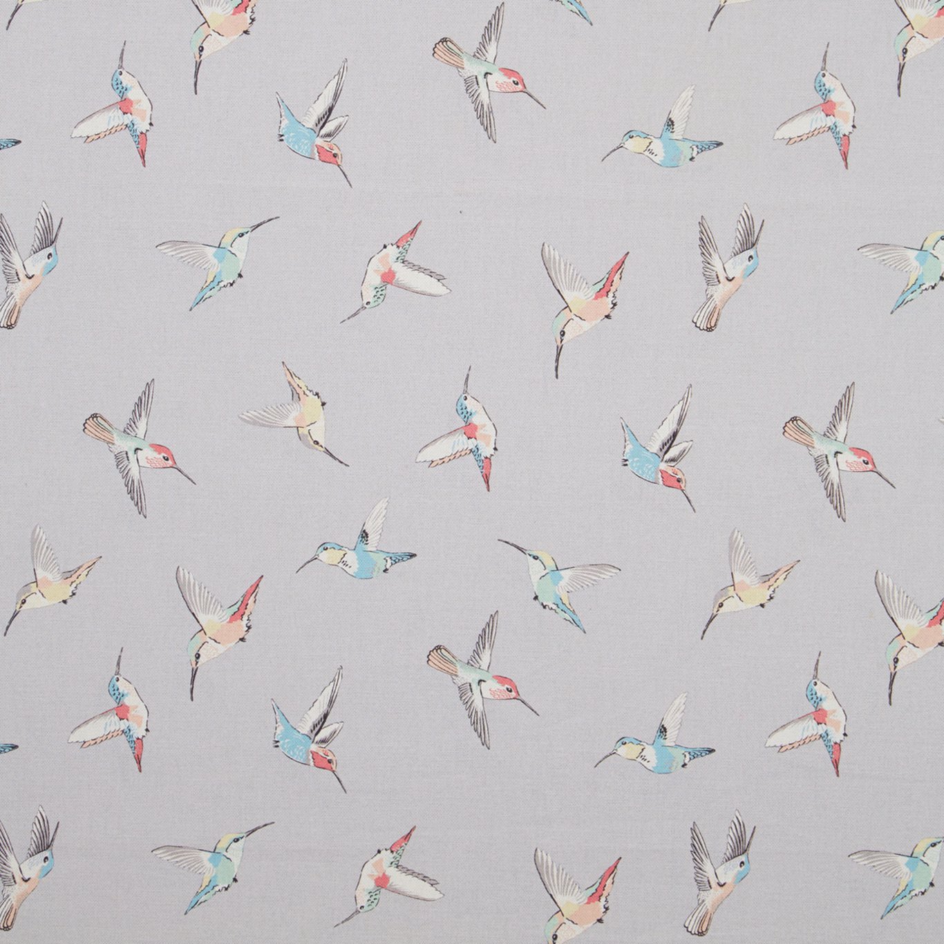 Hummingbird Grey Fabric by OAS