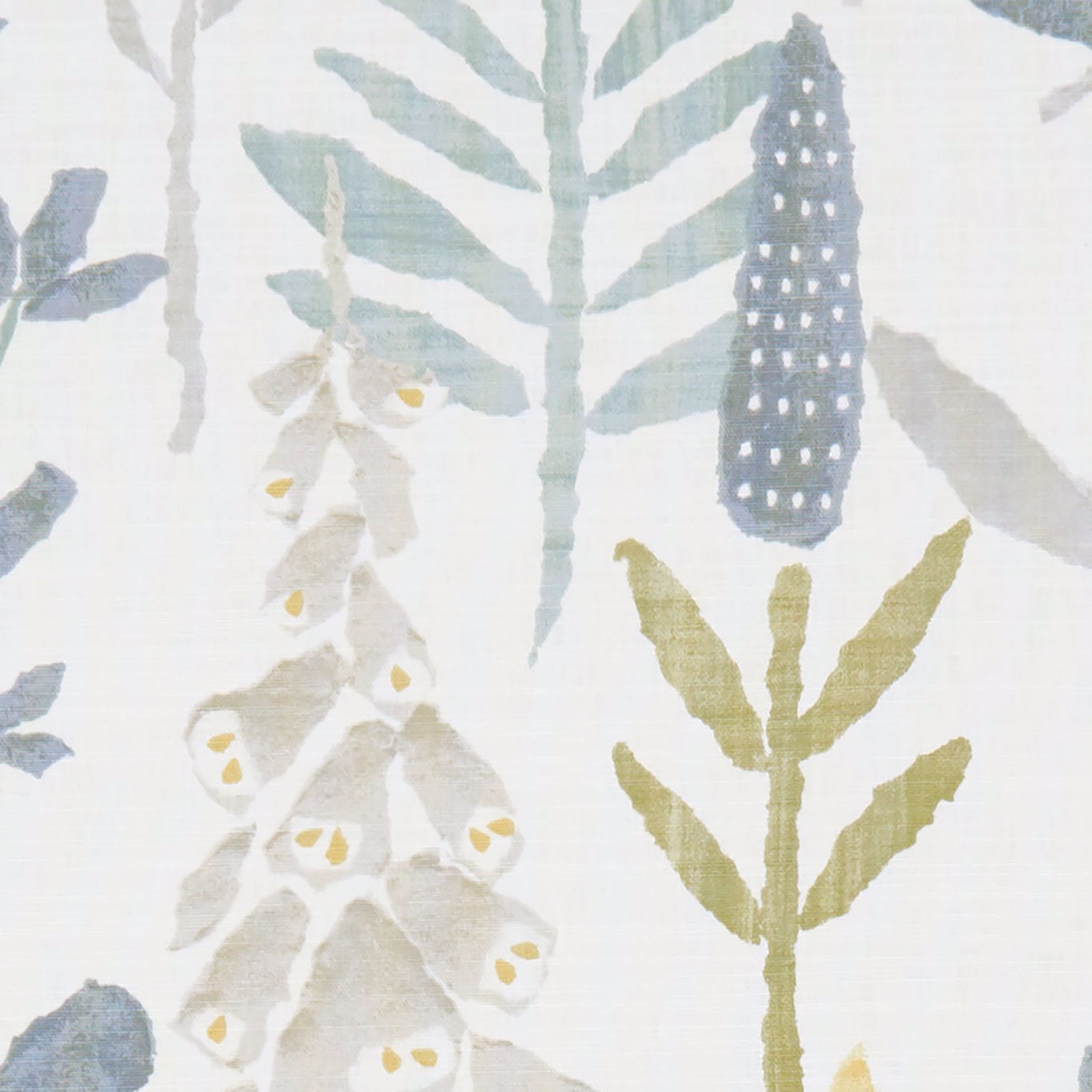 Bellflower Chambray/Honey Fabric by CNC
