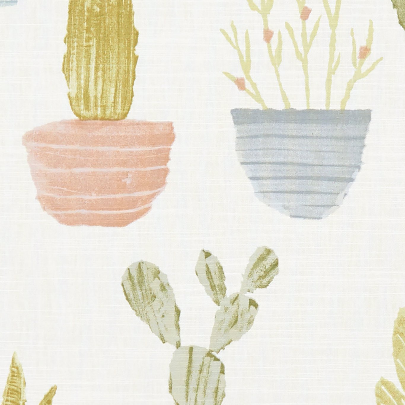 Cactus Pastel Fabric by CNC