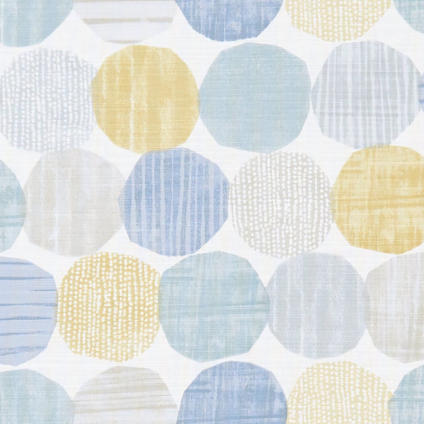 Stepping Stones Stones Chambray/Honey Fabric by CNC