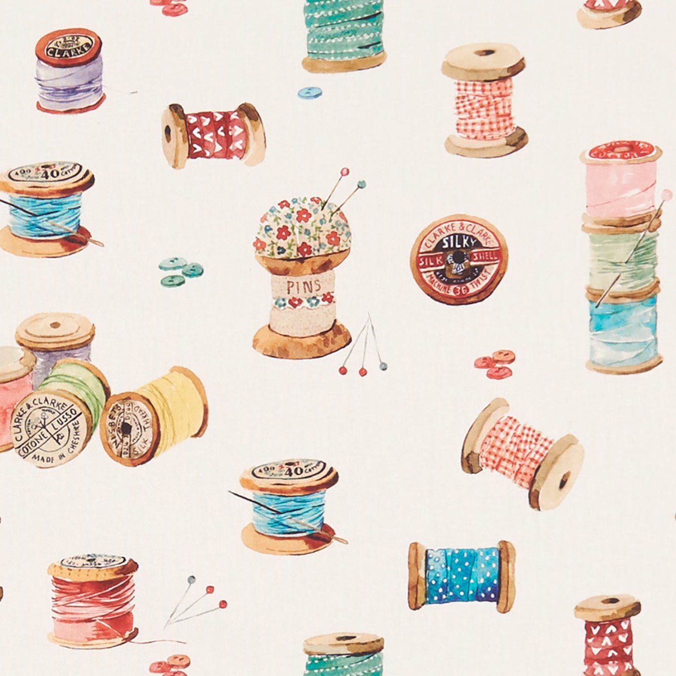 Sewing Cream Fabric by CNC