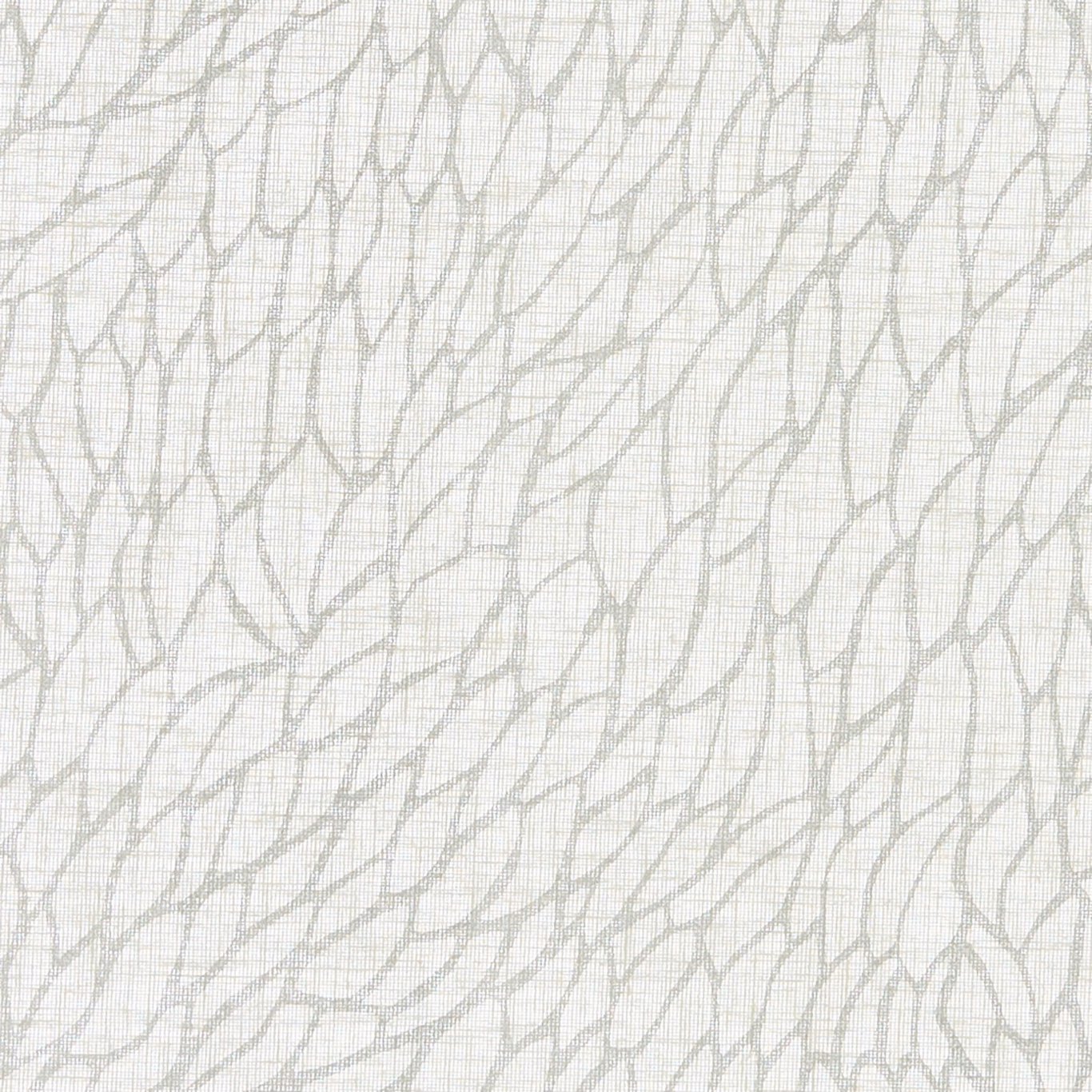 Corallino Sheer Chalk/Silver Fabric by CNC