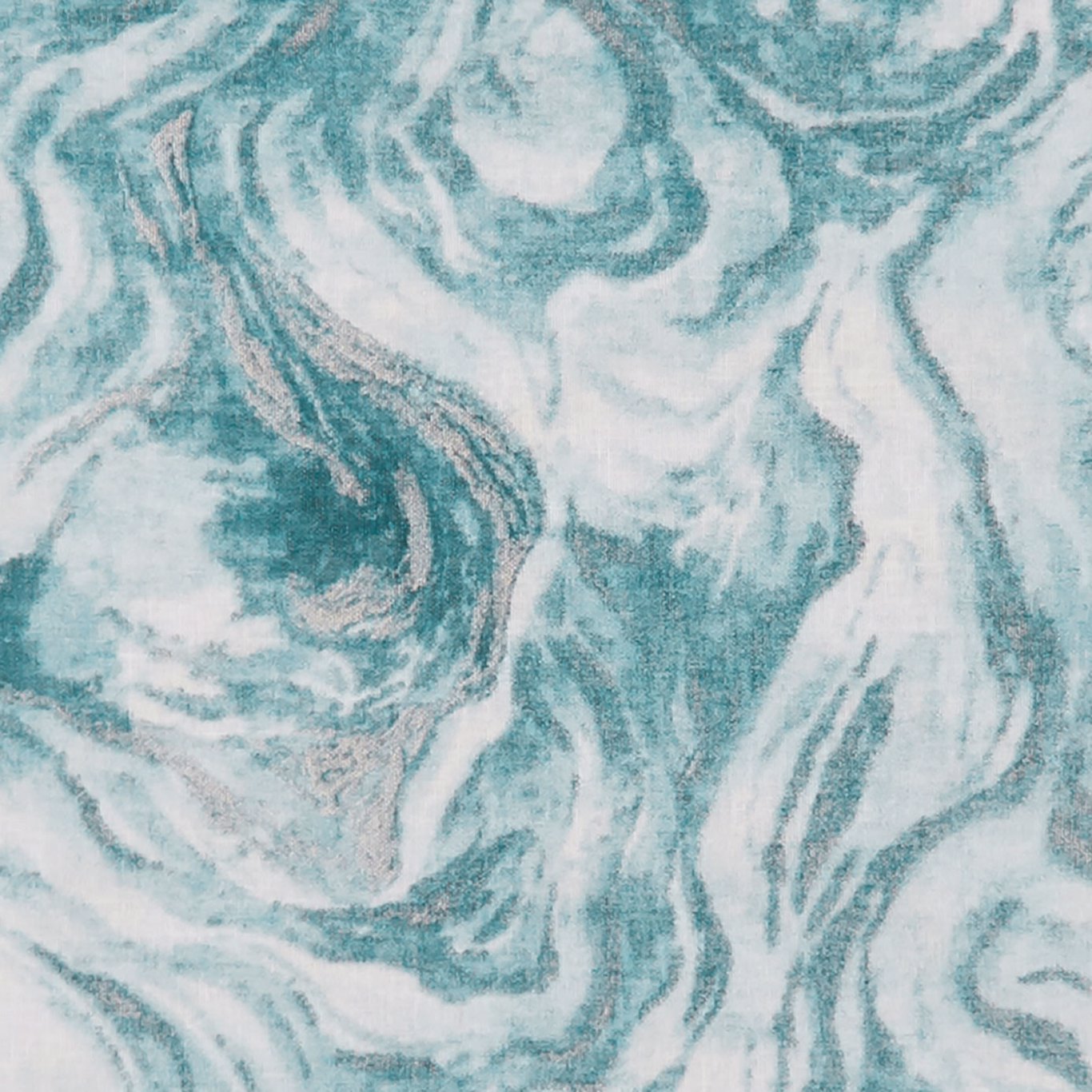 Lavico Sheer Mineral/Kingfisher Fabric by CNC