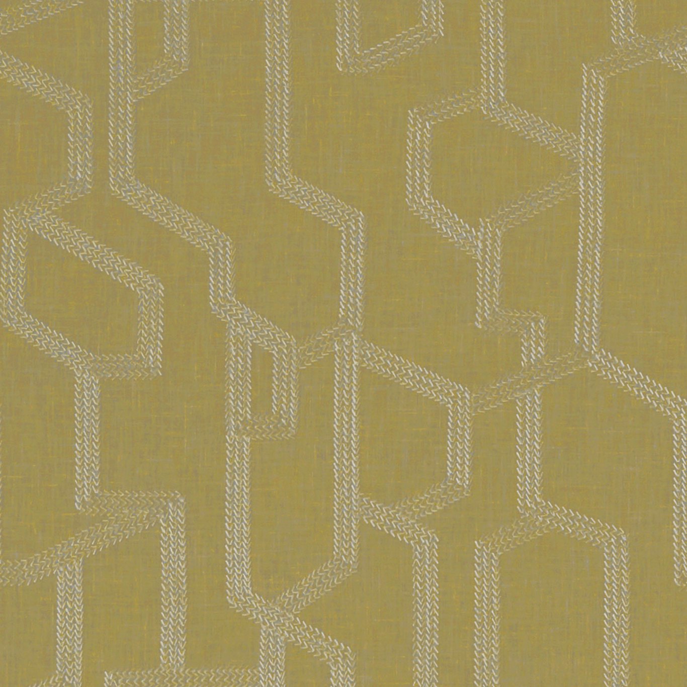 Labyrinth Citron Fabric by CNC