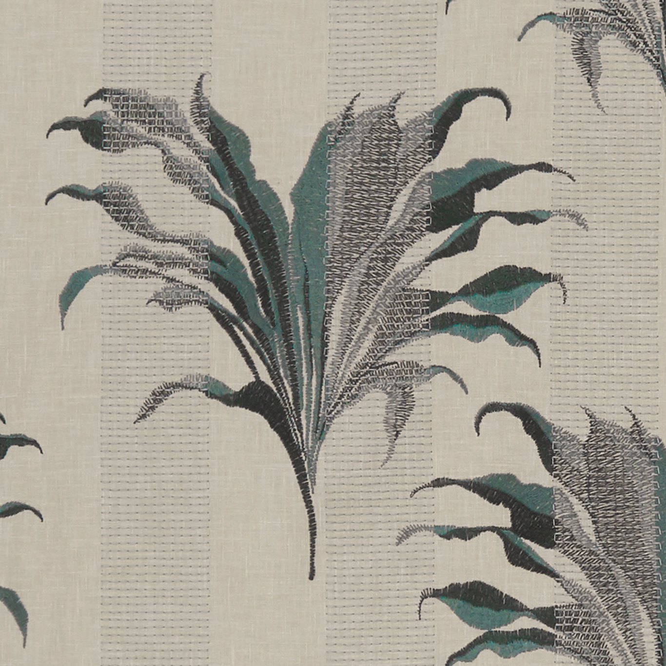 Palma Kingfisher Fabric by CNC