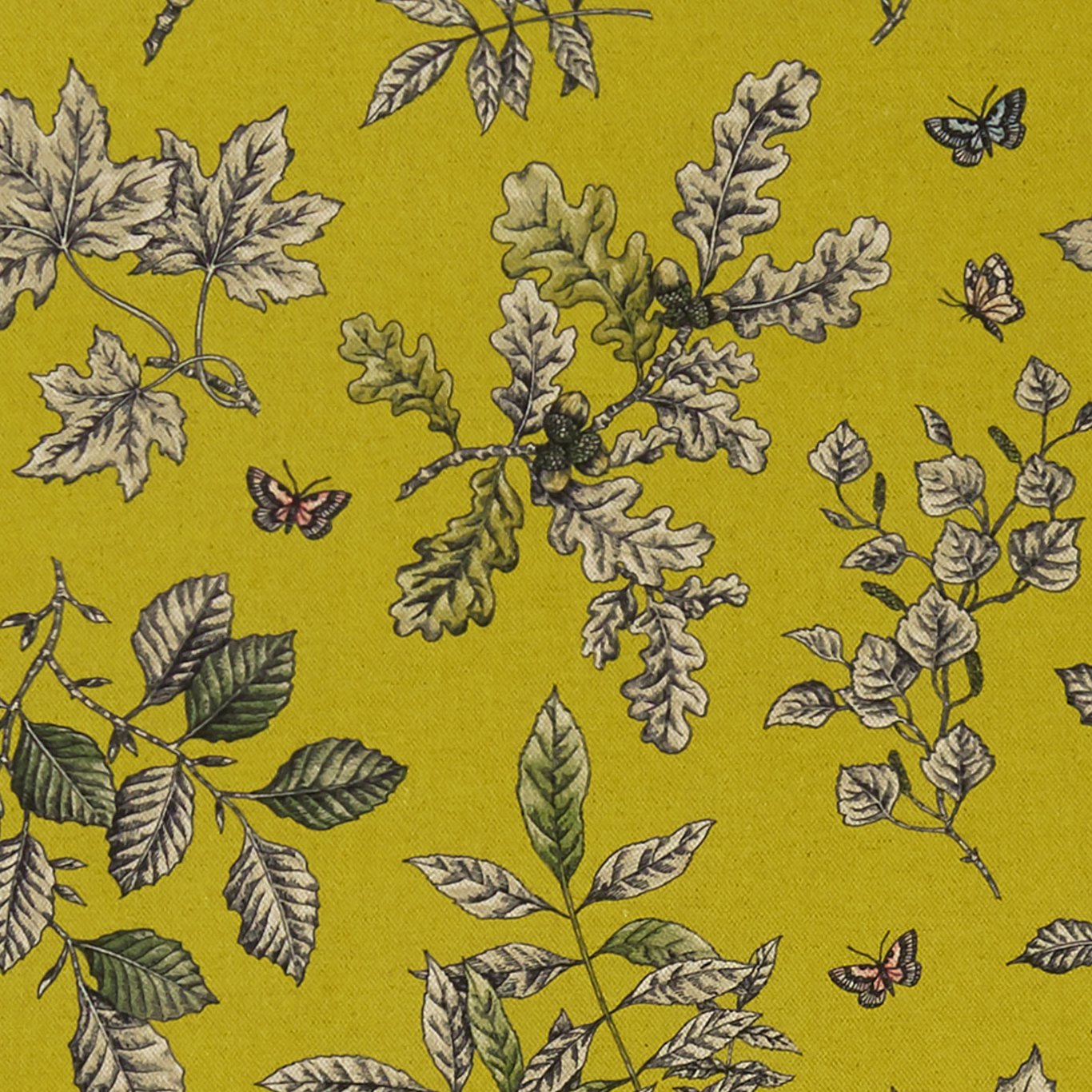 Hortus Chartreuse Fabric by CNC