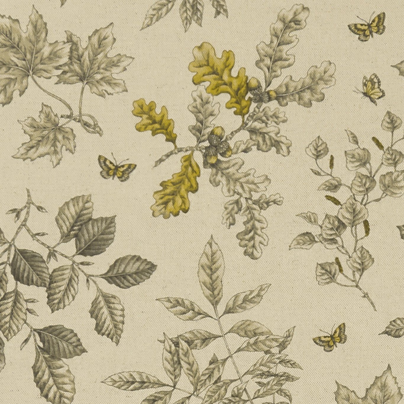 Hortus Linen Fabric by CNC