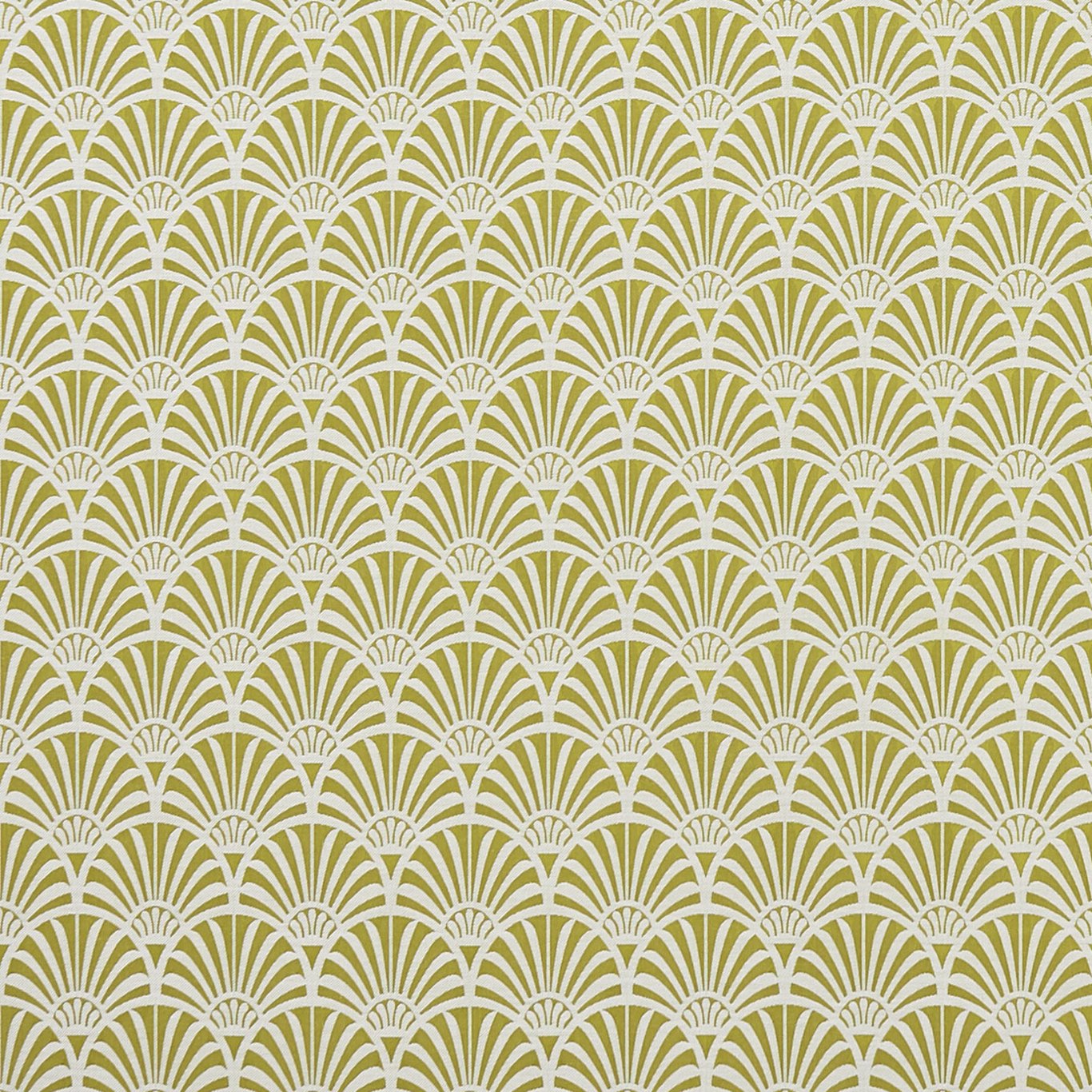Zellige Chartreuse Fabric by CNC