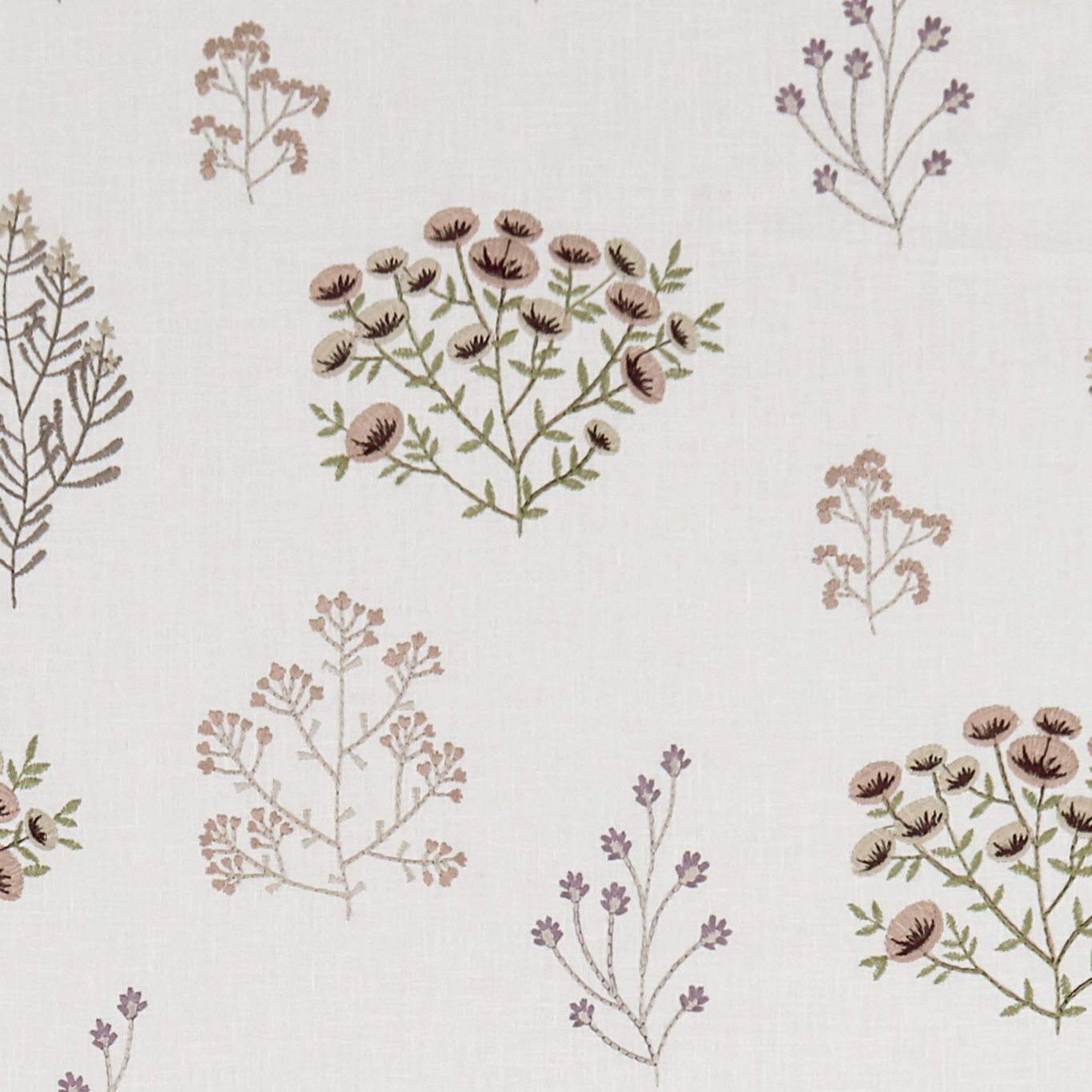 Floris Blush/Damson Fabric by CNC