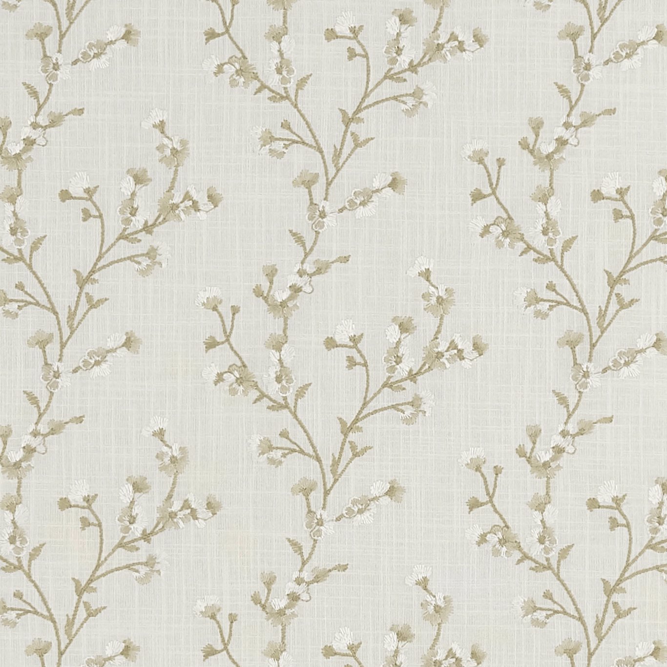 Blossom Ivory Fabric by CNC