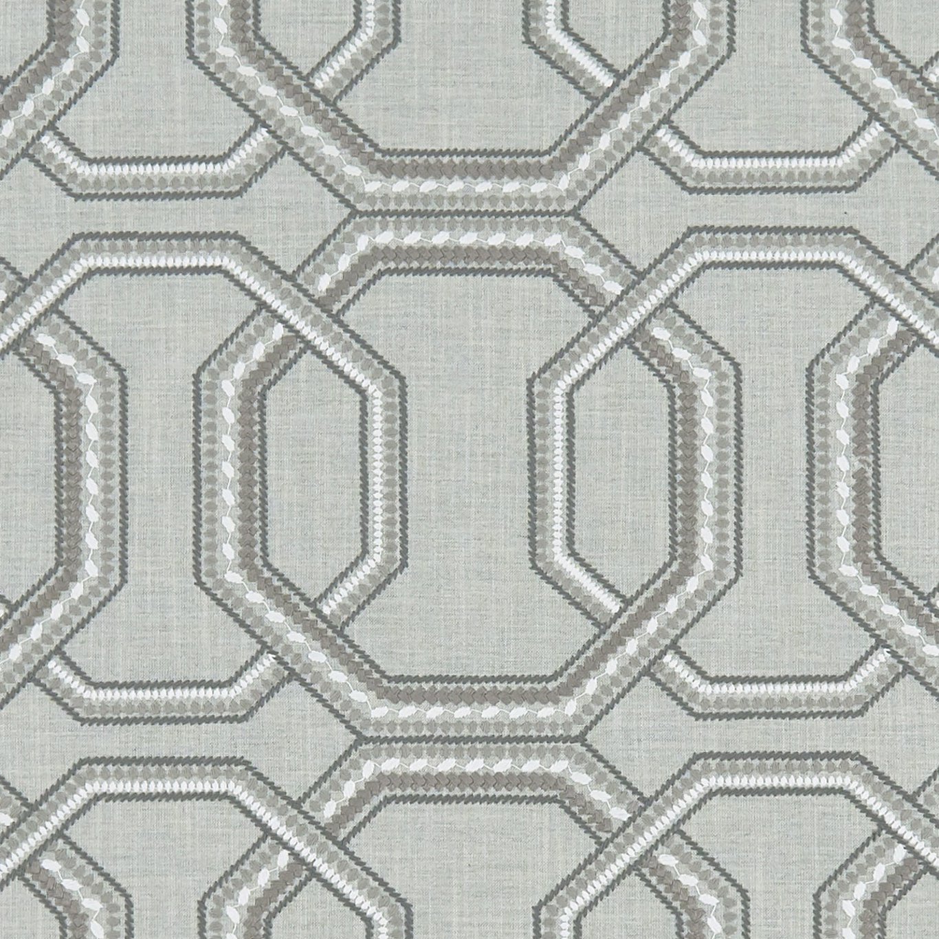 Repeat Silver Fabric by CNC