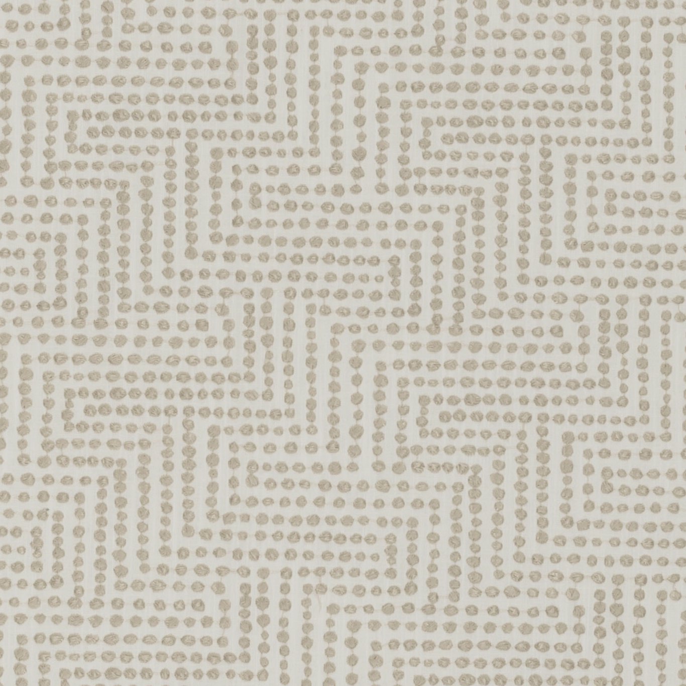 Solitaire Ivory/Linen Fabric by CNC