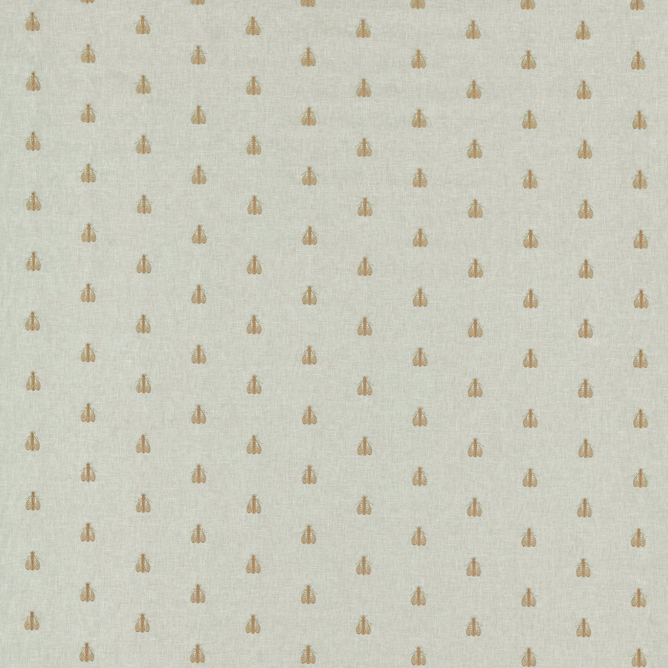 Falena Linen/Gold Fabric by CNC