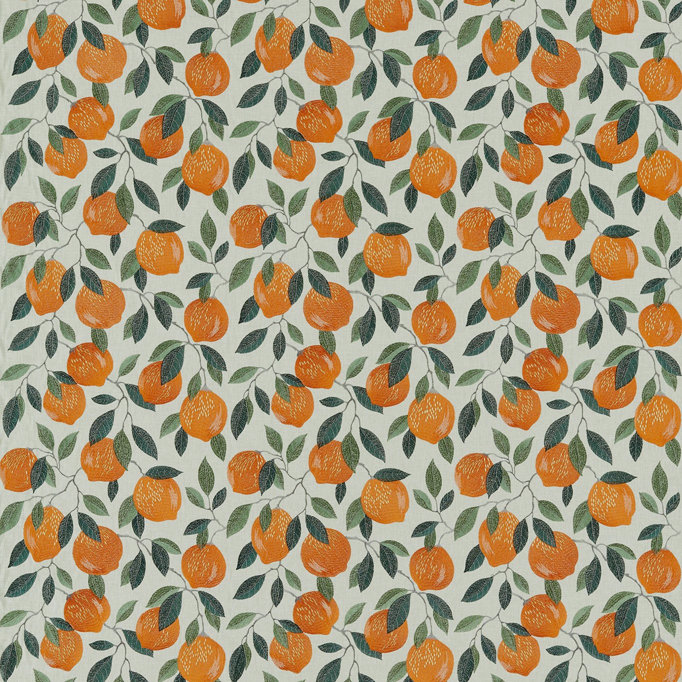 Sicilian Orange Fabric by CNC