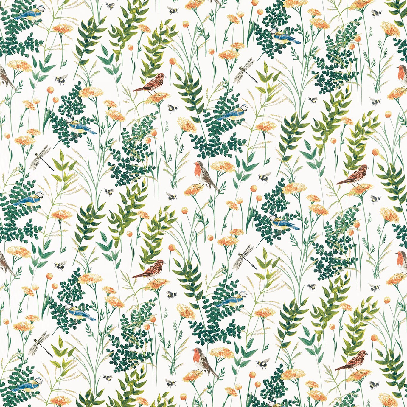 Gardenia Summer Fabric by CNC