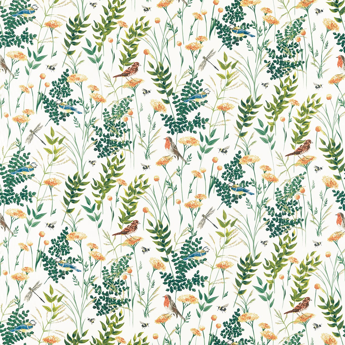 Gardenia Summer Fabric by STG