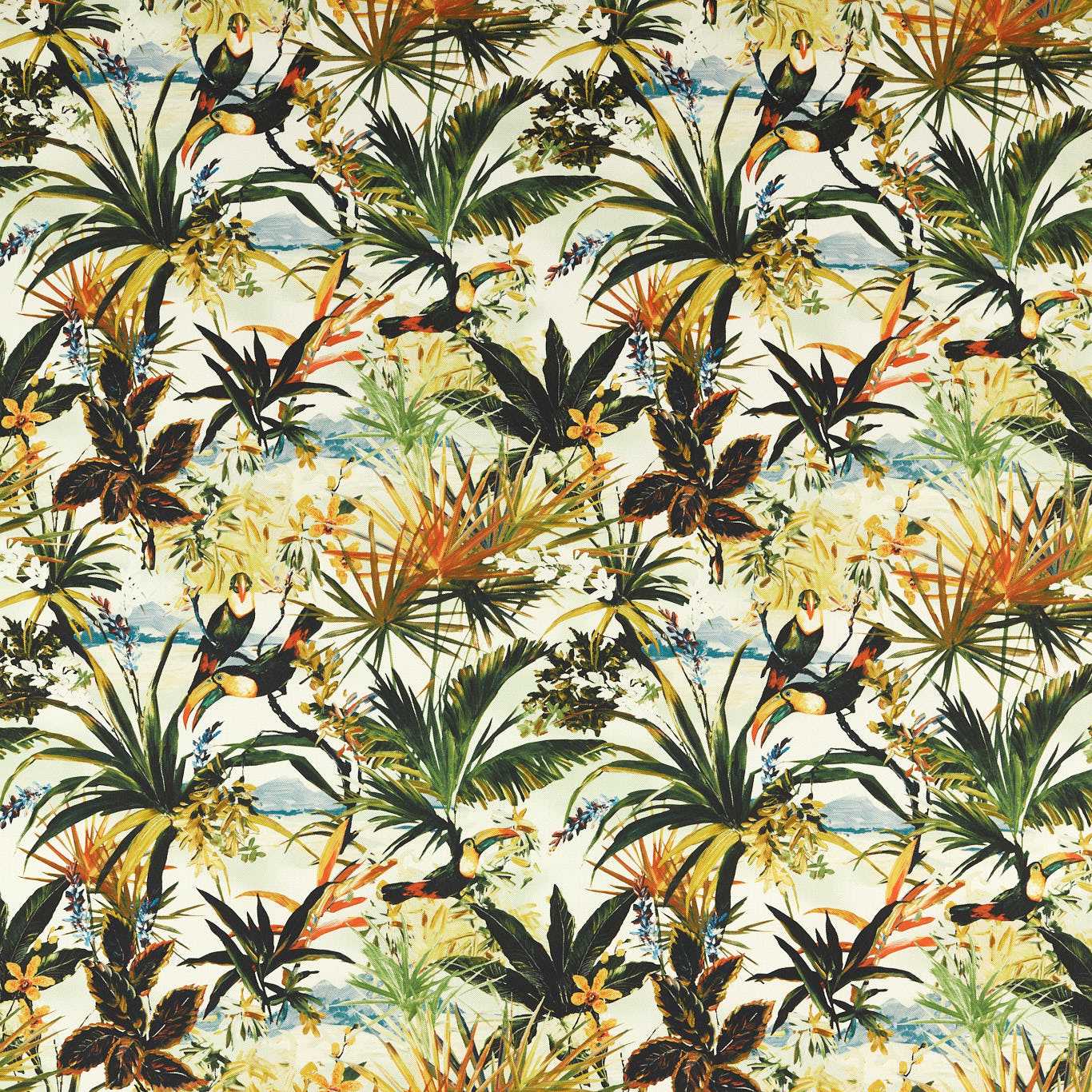 Toucan Outdoor Antique Fabric by CNC