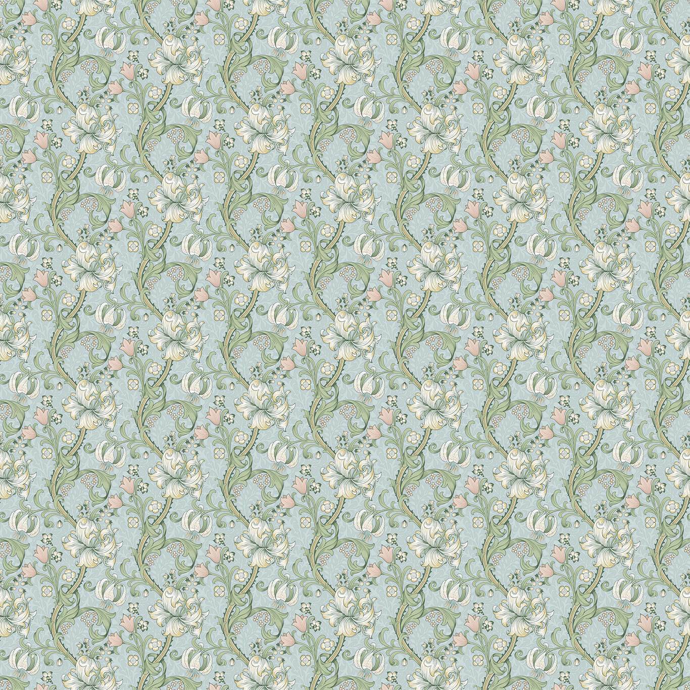 Golden Lily Apple/Blush Fabric by CNC