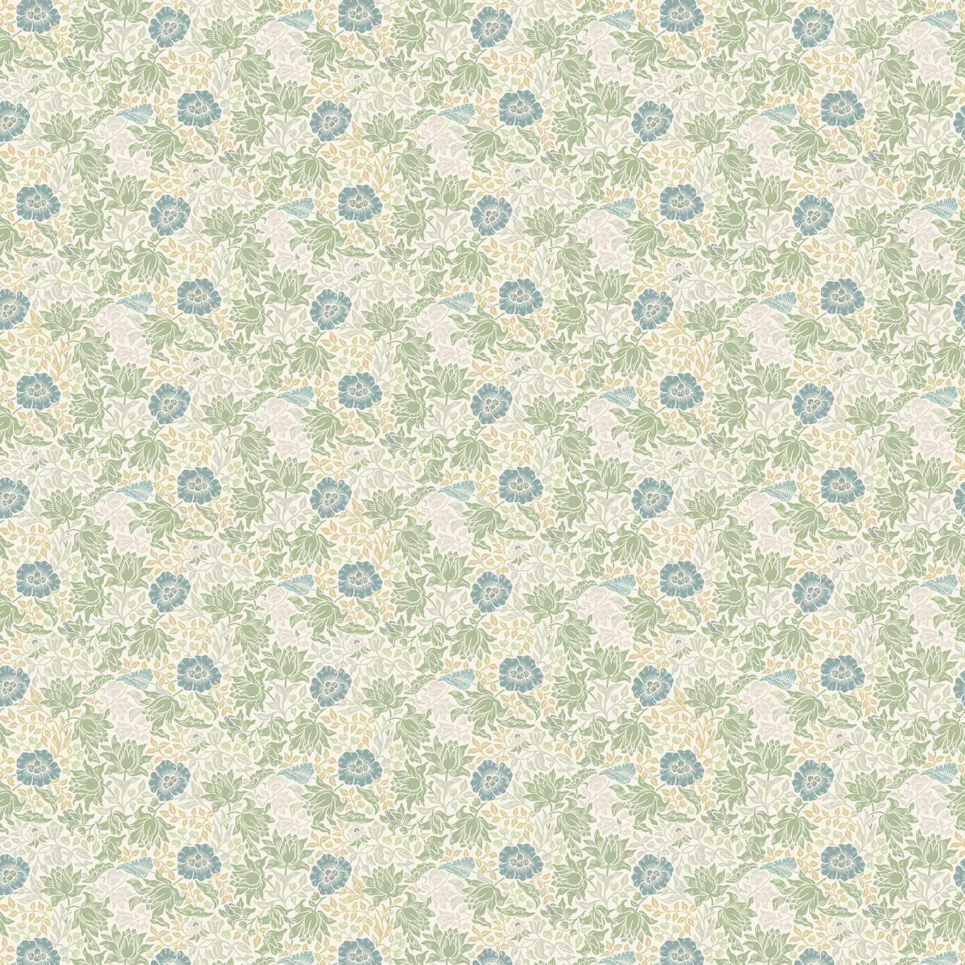 Mallow Apple/Linen Fabric by CNC