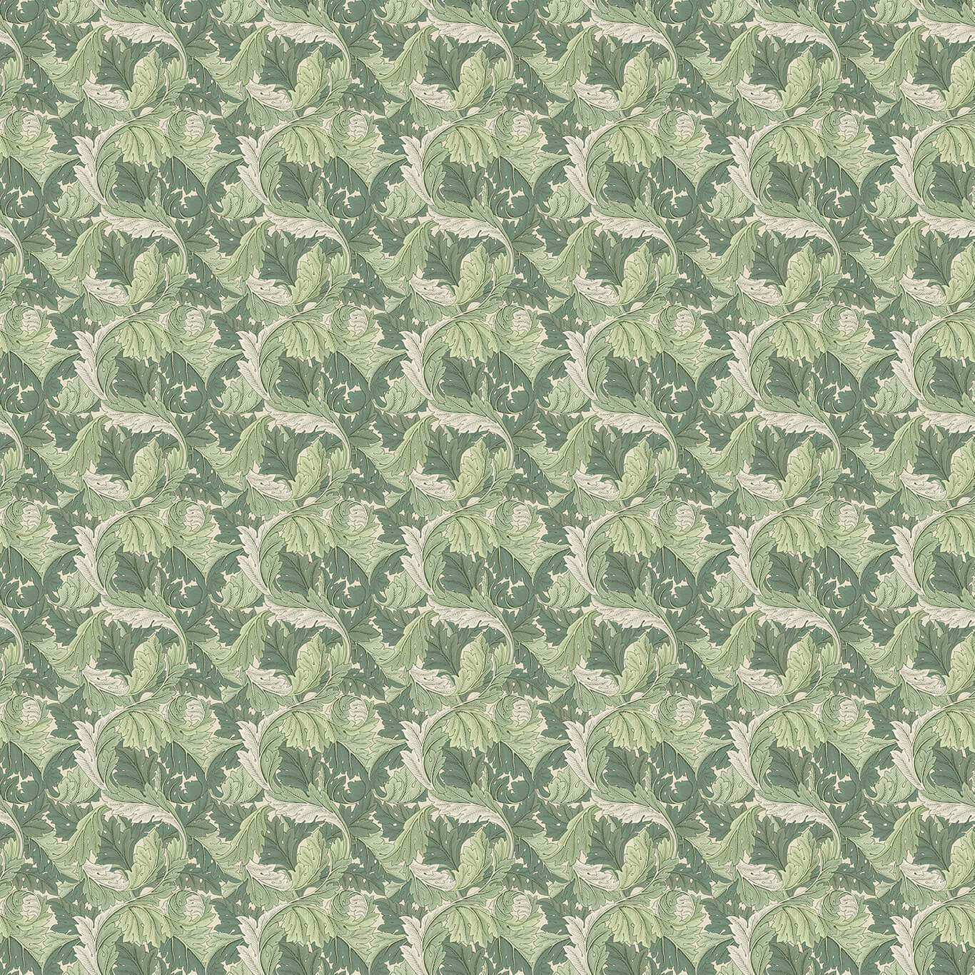 Acanthus Apple/Sage Fabric by CNC