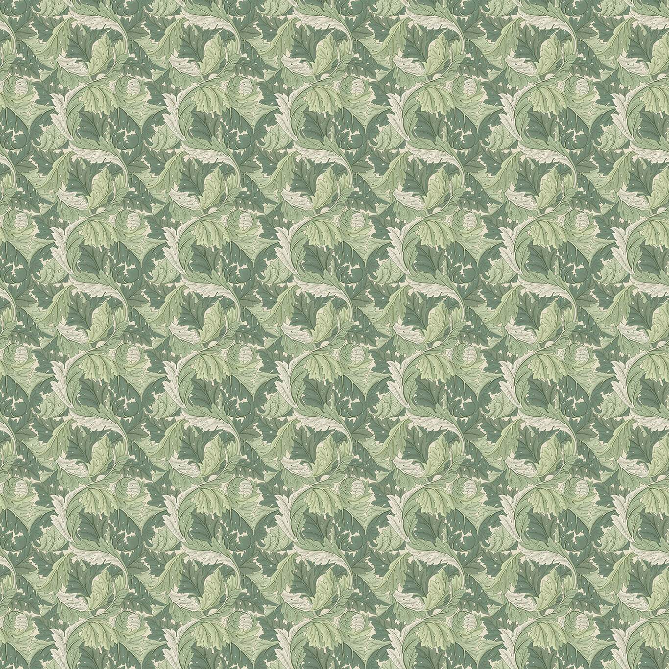 Acanthus Apple/Sage Fabric by CNC