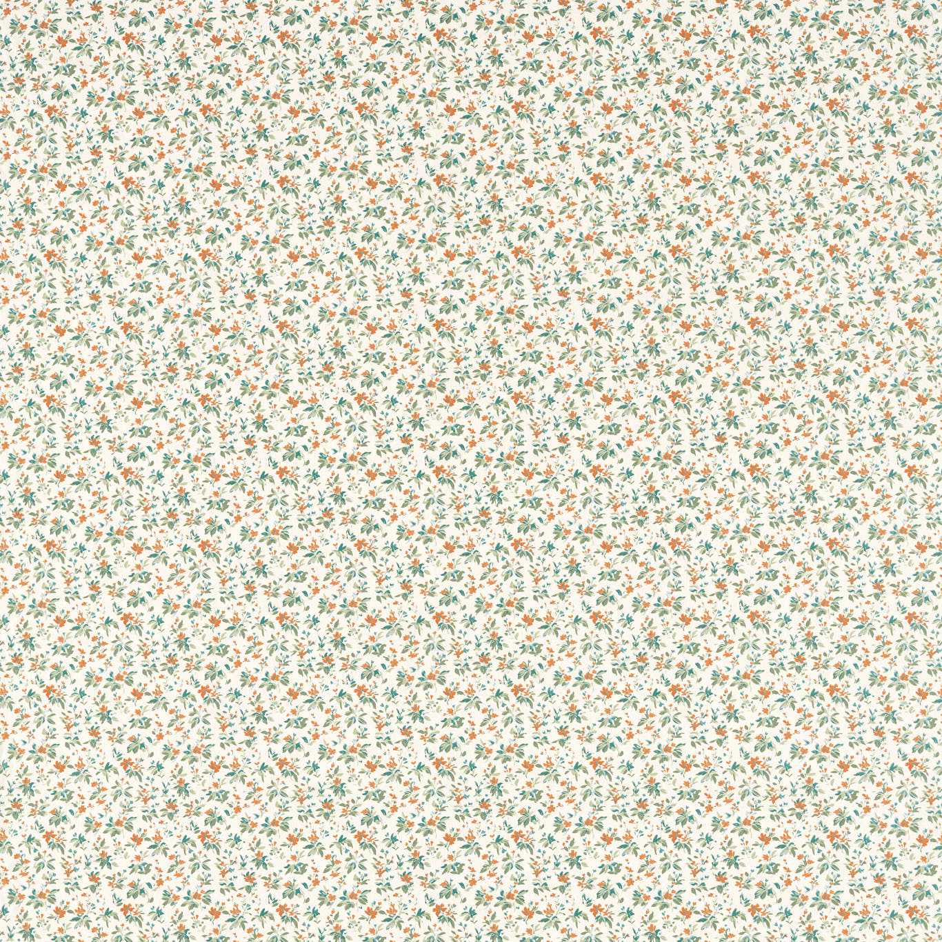 Thetford Teal/Spice Fabric by CNC