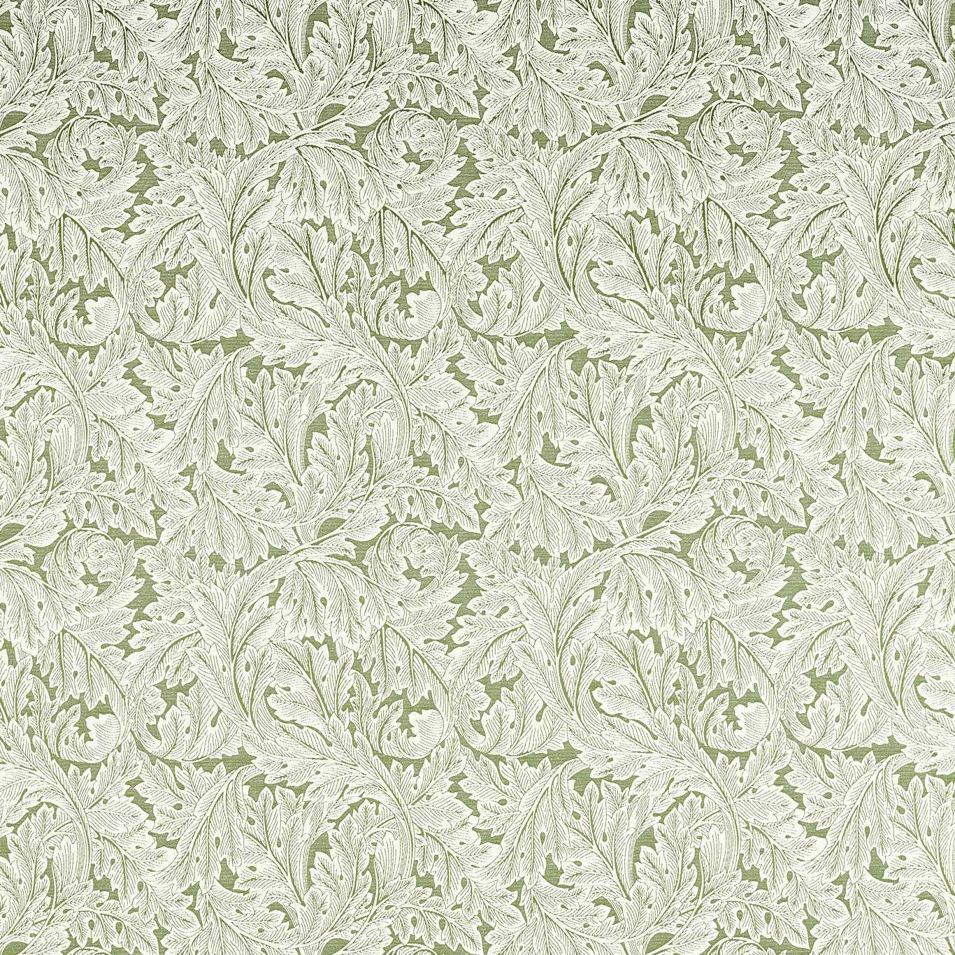 Acanthus Weave Sage Fabric by CNC