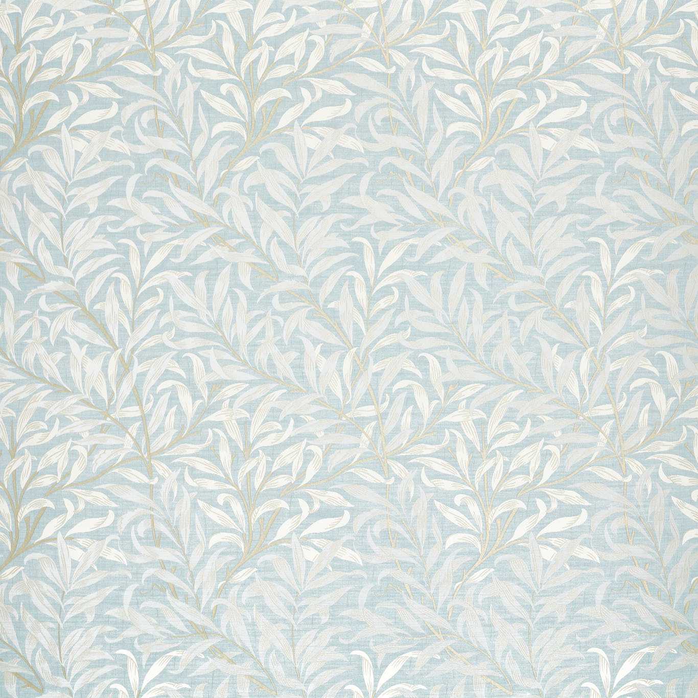 Willow Boughs Jacquard Denim Fabric by CNC