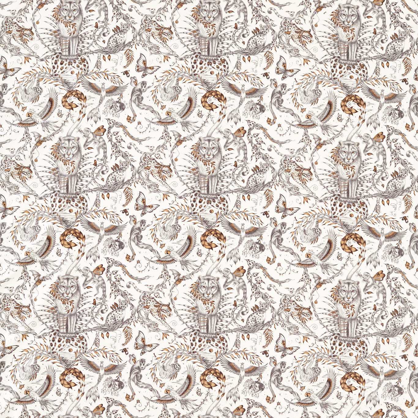 Bosque Dreams Bronze Fabric by CNC