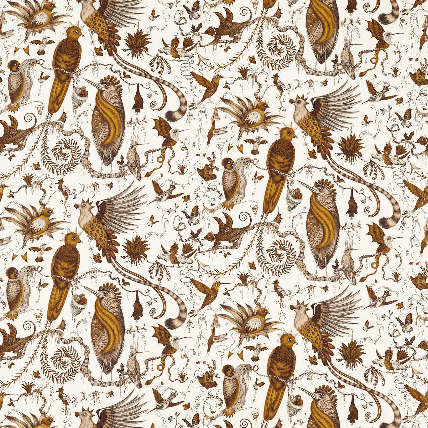 Quetzal Gold Fabric by CNC