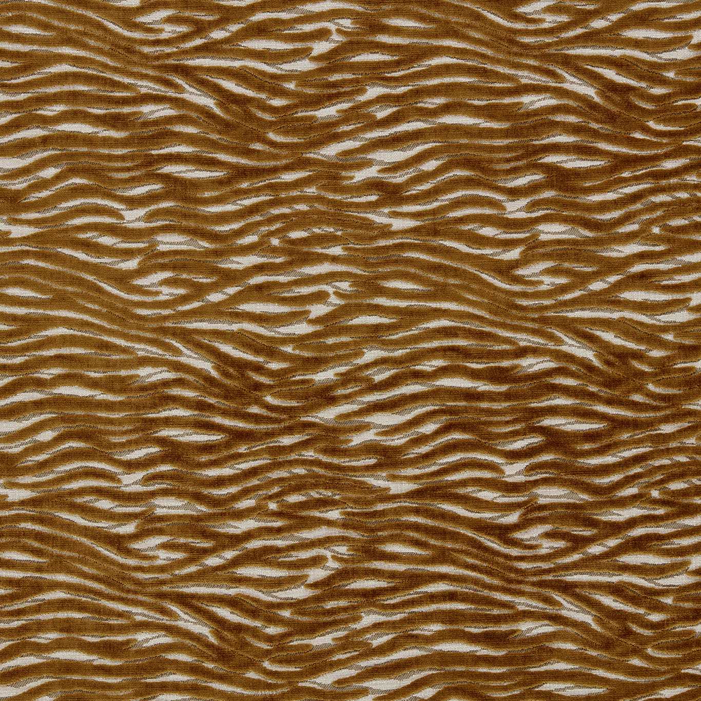 Wildstripe Bronze Fabric by CNC