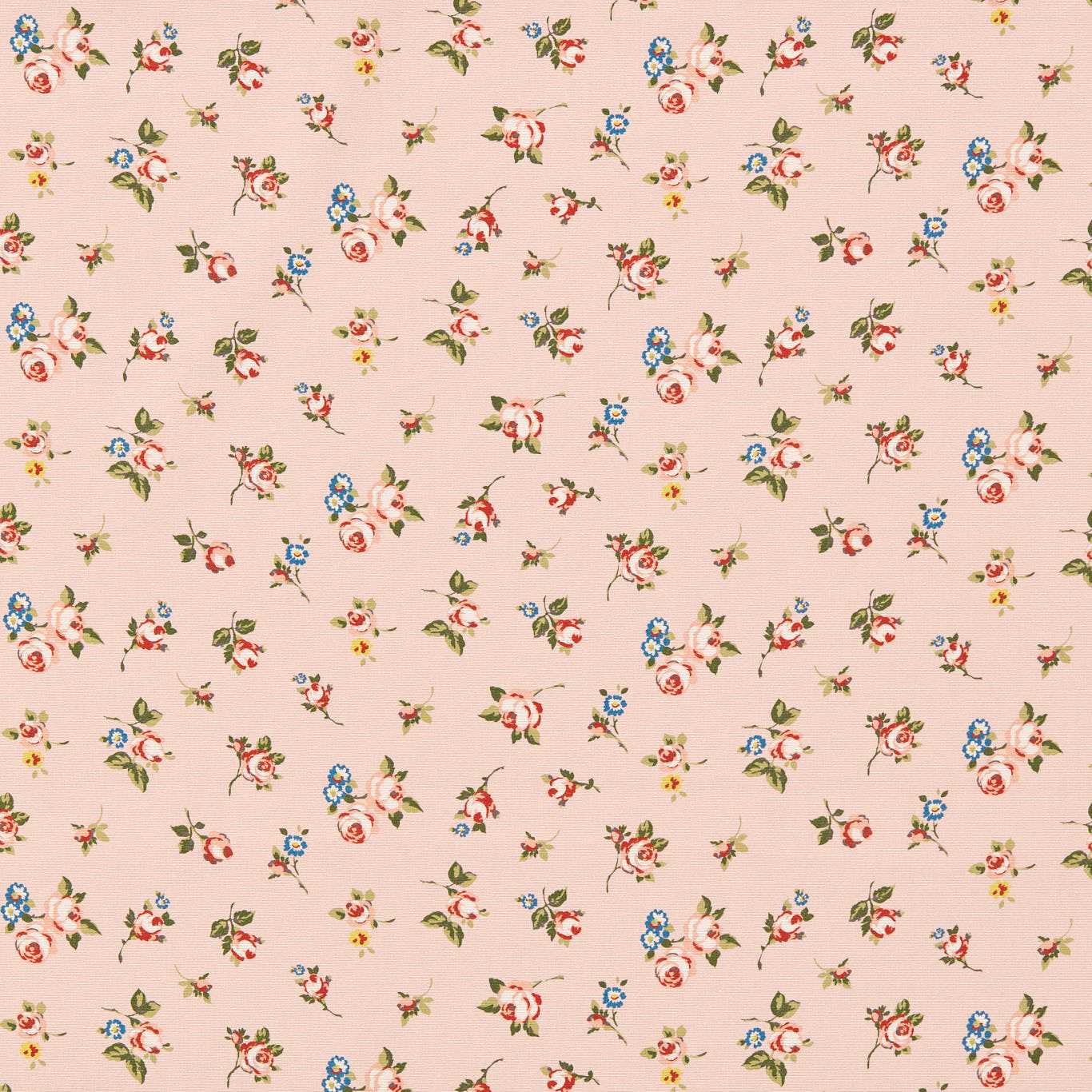 Rosebud Blush Fabric by CNC