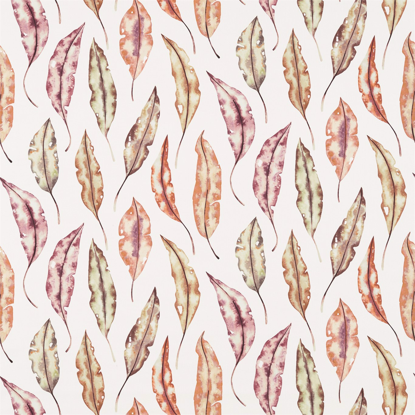 Kinina Mandarin/Fig Fabric by HAR