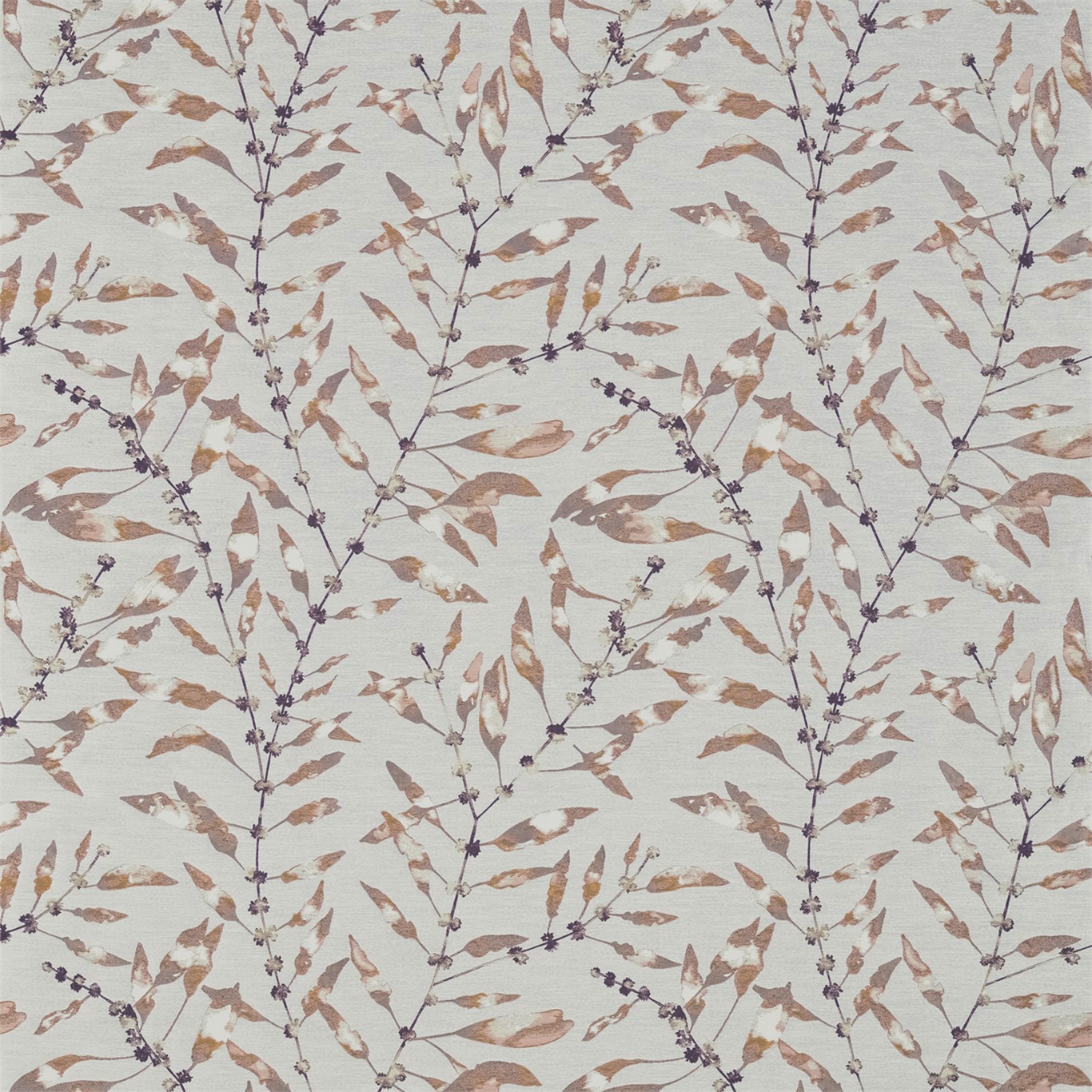 Chaconia Mandarin/Fig Fabric by HAR