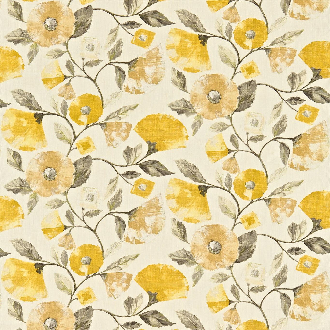 Lisanne Gold/Mustard Fabric by HAR