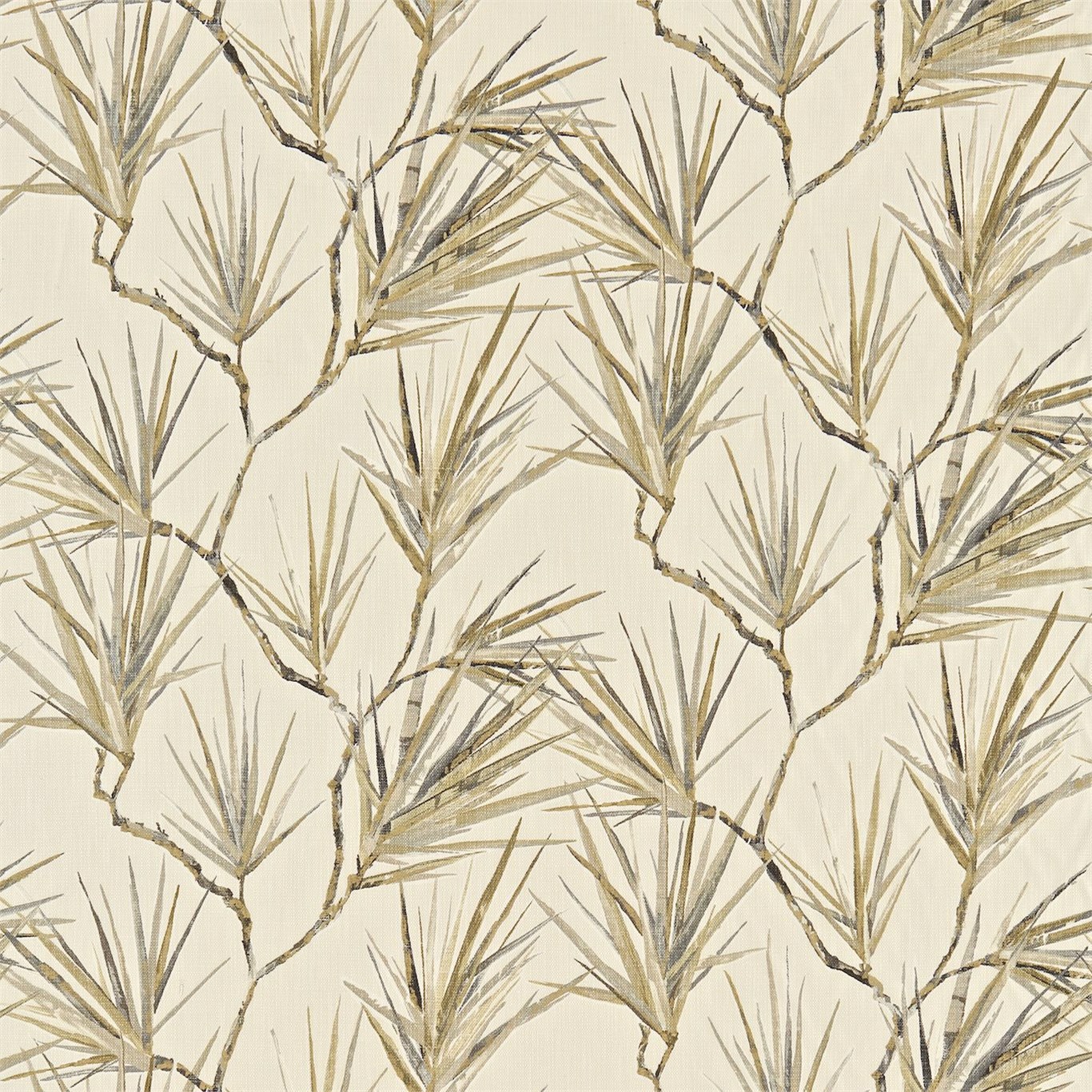 Calliope Charcoal/Linen Fabric by HAR