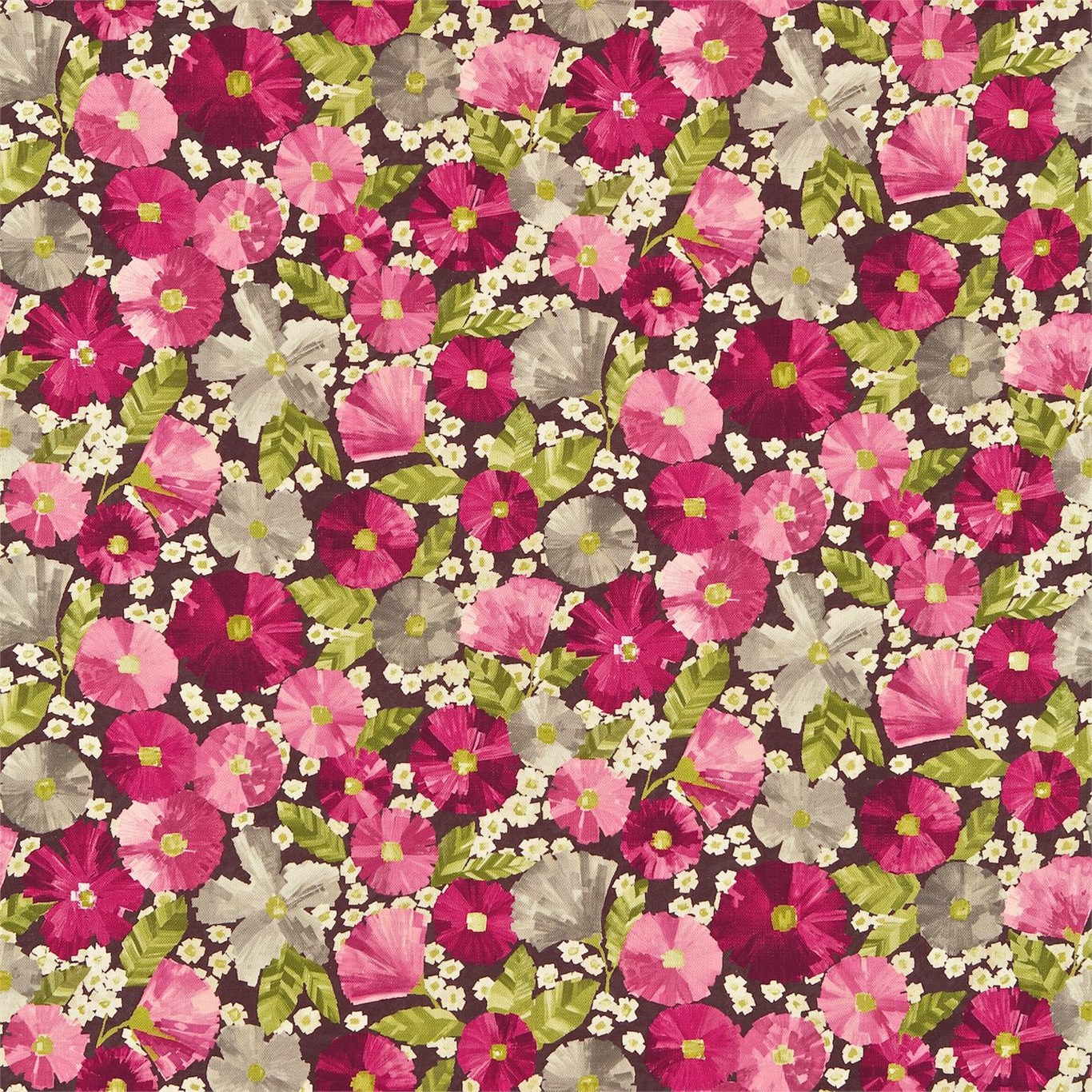 Hermosa Fuchsia/Slate Fabric by HAR