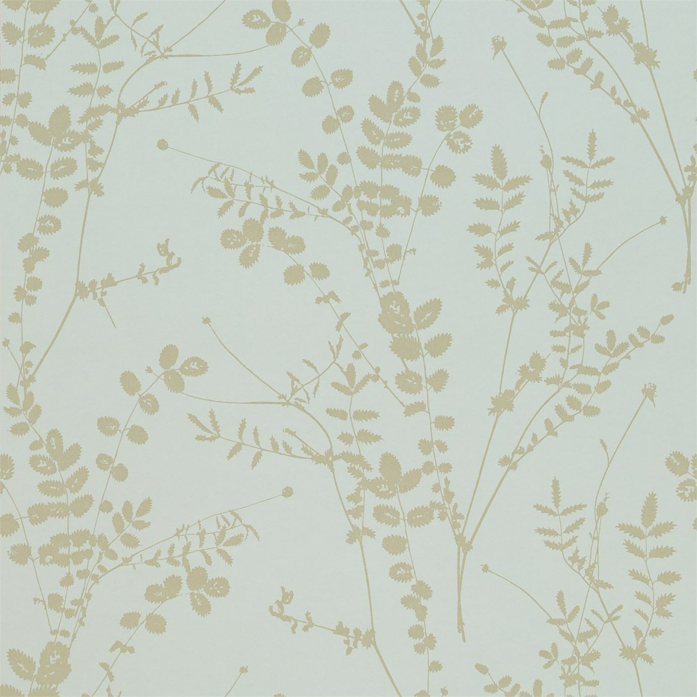 Salvia Duck Egg/Pewter Wallpaper by HAR
