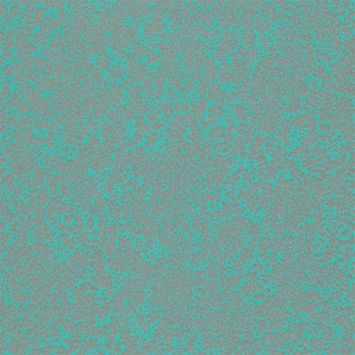 Dappled Leaf Aqua/Pewter Wallpaper | Harlequin by Sanderson Design